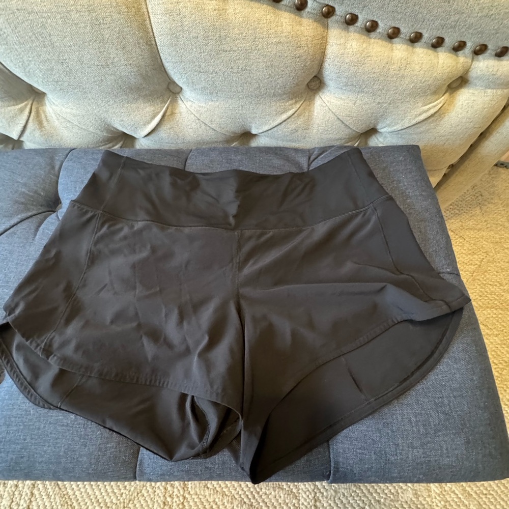 Lululemon Athletica Black Athletic Shorts Streamlined Design